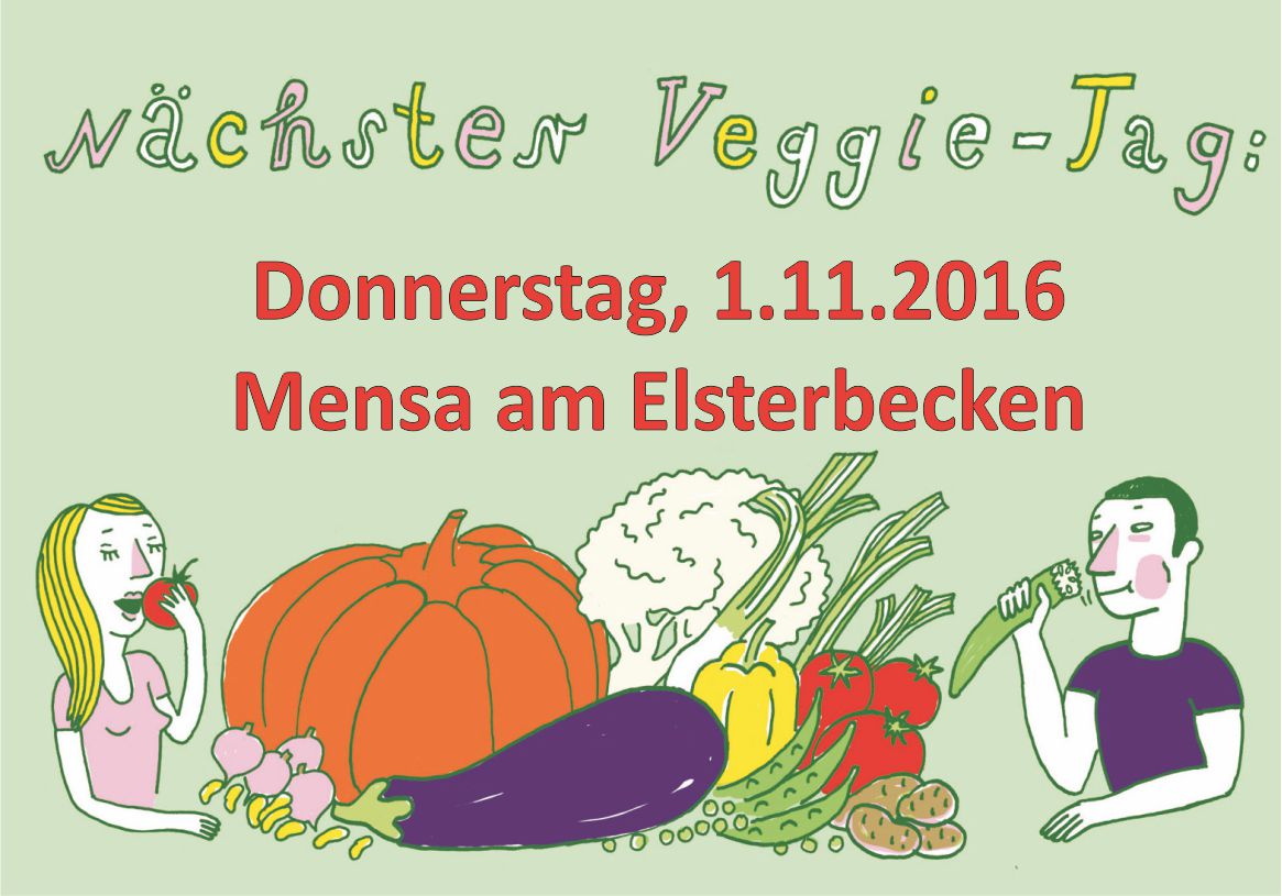 Veggie-Tag Mensa Leipzig am Weltvegantag