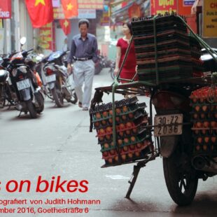 Fotoausstellung "things on bikes" Judith Hohmann