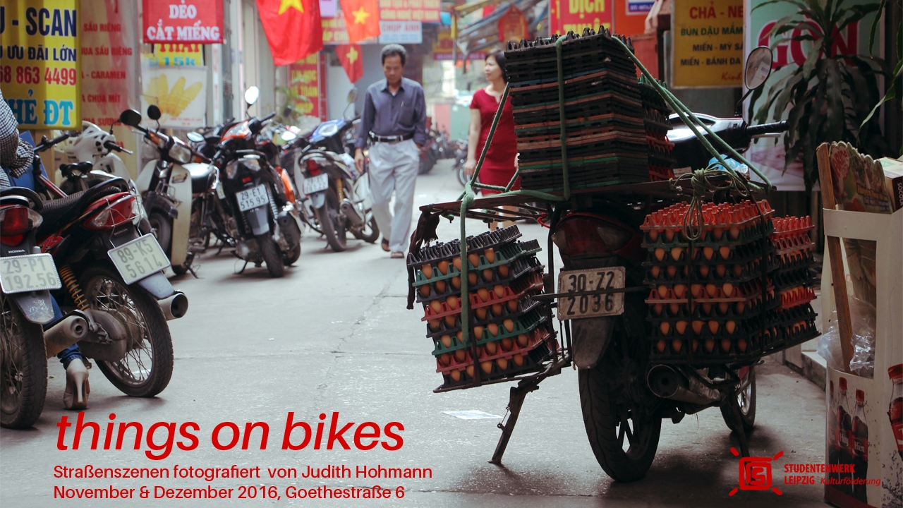 Fotoausstellung "things on bikes" Judith Hohmann