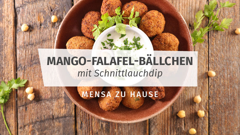 Rezept für Mango-Falafel-Bällchen - Mensa Zuhause