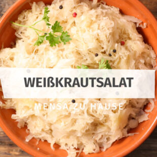 Rezept Weißkrautsalat Mensa zu Hause
