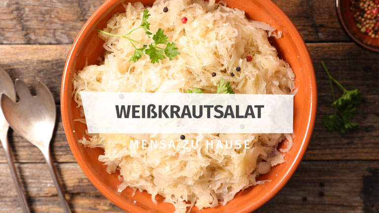 Rezept Weißkrautsalat Mensa zu Hause