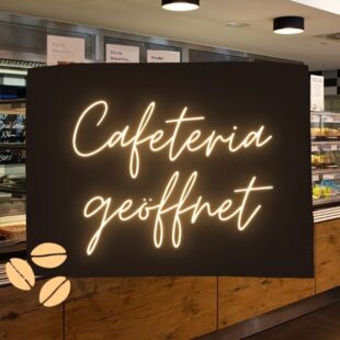 Cafeteria am Elsterbecken geöffnet