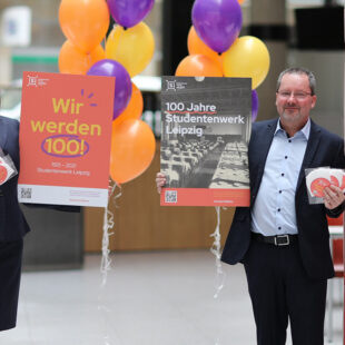 100 Jahre Studentenwerk Leipzig, Dr. Diekhof und Uwe Kubaile