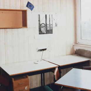 Altes Wohnheimzimmer aus den 90er Jahren, Tarostraße Studentenwerk Leipzig