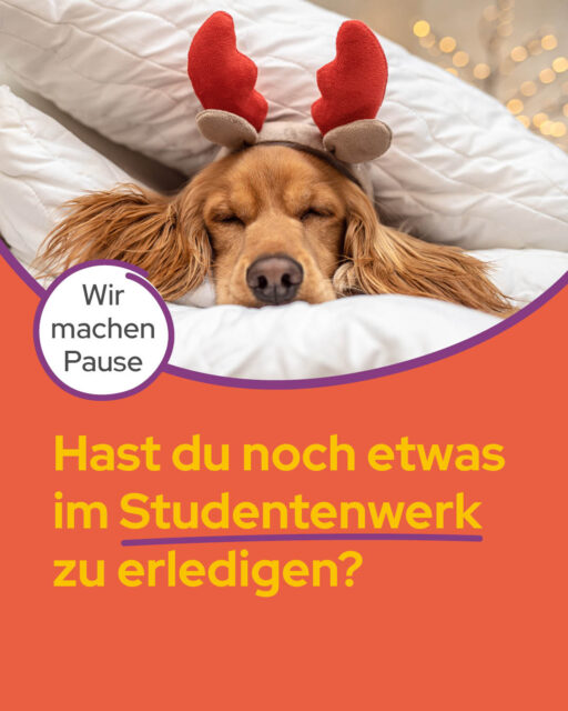 Hast du noch etwas im Studentenwerk zu erledigen? Rund um Weihnachten und den Jahreswechsel bleiben viele unserer Einrichtungen und Angebote geschlossen oder sind nur eingeschränkt erreichbar.Damit du den Überblick behältst, findest du hier die aktualisierten Öffnungs- und Sprechzeiten 👉 stwl.de/jahreswechsel26Ab Januar 2026 sind wir wieder für euch da; die meisten Einrichtungen erreicht ihr wieder in der zweiten Januarwoche. ✨Bleibt gesund und genießt die restliche Adventszeit! 🎄Foto: Adobe Stock/Надія Коваль#Sprechzeiten #Weihnachten #Weihnachtspause #Weihnachtsferien #Beratungsstelle #ZwischenDenJahren #Öffnungszeiten #Winterpause #StudentenwerkLeipzig