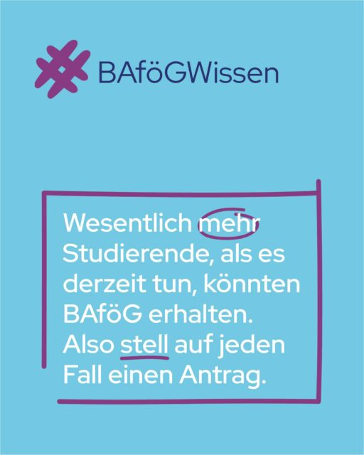 Viele Studierende, die eigentlich BAföG bekommen würden, stellen gar keinen Antrag! 😱Viele BAföG-berechtigte Studierende stellen keinen Antrag, weil sie fälschlicherweise davon ausgehen, nicht förderfähig zu sein. Häufigster Grund dafür ist die Annahme, das Einkommen der Eltern liege zu hoch – obwohl die tatsächlichen Einkommensgrenzen dabei oft deutlich unterschätzt werden.Also stell auf jeden Fall einen Antrag! 👉 stwl.de/bafoeg#BAföG #StudentenwerkLeipzig #Studium #Finanzierung #StudentLife #Sprechzeiten #InfosFürStudis #SupportFürStudis