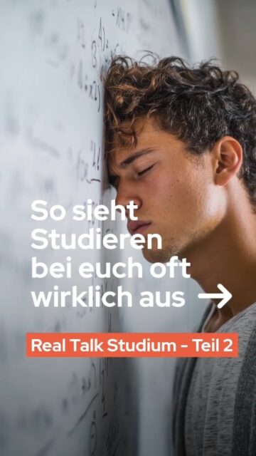 👀 Eure Antworten: Das hier kann im Studium total normal sein.Studieren ist kein Instagram-Highlight – sondern echt. Du lernst über Inhalte, über das Leben und über dich selbst.Reminder: Du bist nicht allein damit. 🧡 🎓___#studienalltag #realtalk #studentlife #unirealität #mentalhealth selbstfürsorge