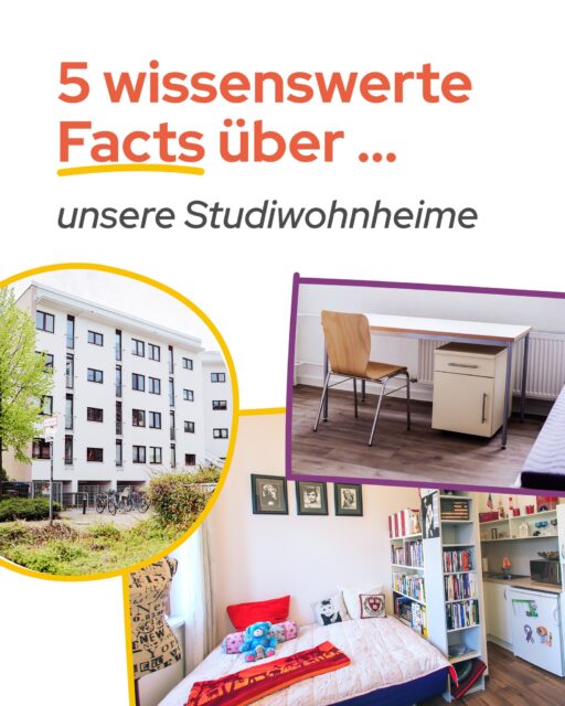 Welcher der 5 Facts ist neu für dich?👉 Alle Infos über die Studentenwohnheime ➔ stwl.de/wohnen👉 Bewirb dich jetzt für einen Wohnheimplatz 🔎 Link in Bio ⠀✔ Gültige Immatrikulationsbescheinigung oder Zulassungsbescheid⠀✔ Online-Bewerbung ausfüllen & abschicken〰️⠀Fotos: Anne Schwerin @anne_schwerin, stock.adobe.com/ Studio Romantic, stock.adobe.com/ AnnaStills#studentenwohnheim ⁣#studentliving #studiereninleipzig #studenthousing #studentenwerkleipzig @tutorenstudentenwerkleipzig