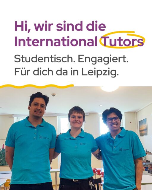 Neu in Leipzig? We got you 🤝 Tipps, Support & Real Talk rund ums Ankommen, Wohnen und Studieren in Leipzig - insbesondere für alle internationale Studierende. 🌍Die International Tutors arbeiten ehrenamtlich und organisieren:🔸coole Events🔸die Geschirrbörse🔸das Buddyprogramm@‌tutorenstudentenwerkleipzig @‌htwkinternational @‌unileipziginternational @‌umwelttutorenstudentenwerk#internationalstudents #support #ehrenamt #studentshelpstudents #studentenwerkleipzig