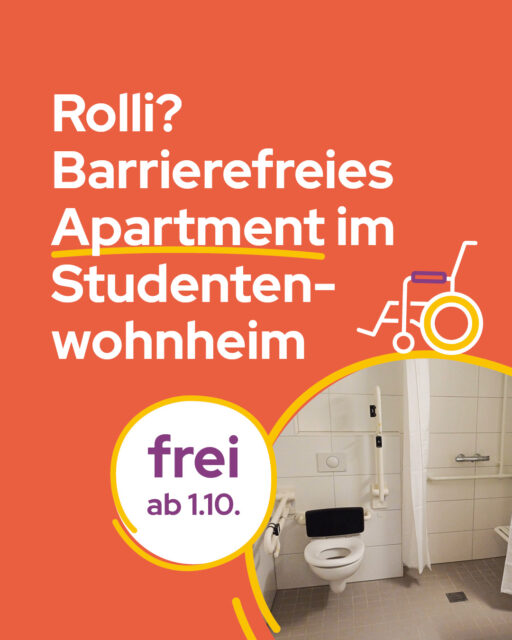 Bitte weitersagen. Wäre schade, wenn das sanierte, rollstuhlgerechte Apartment freisteht.Details im Karussell 🔝Interessierte können sich direkt bei unserem Wohnen-Team melden:wohnen@studentenwerk-leipzig.de