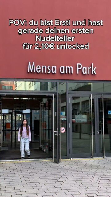 Nudelteller 2,10 € ist einfach unschlagbar 💗Danke an @‌studiwerkhannover für die Idee. 🫶#nudelteller #mensaliebe