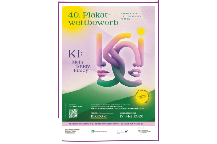 40 Jahre Plakatwettbewerb: „KI: Mein Study Buddy“